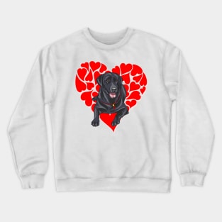 Labrador Queen of Hearts! Especially for Labrador Retriever owners! Crewneck Sweatshirt